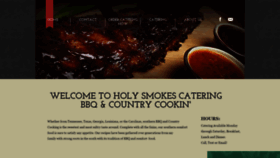 What Holysmokes-bbq.com website looked like in 2021 (3 years ago)