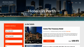 What Hotels-perth.com website looked like in 2021 (3 years ago)