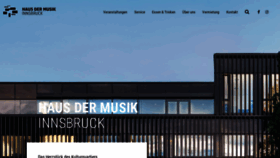 What Haus-der-musik-innsbruck.at website looked like in 2021 (3 years ago)