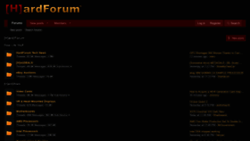 What Hardforum.com website looked like in 2021 (3 years ago)
