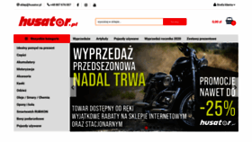 What Husator.pl website looked like in 2021 (3 years ago)