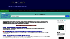 What Hrmguide.net website looked like in 2021 (3 years ago)