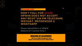 What Hpwinvip.net website looked like in 2021 (5 years ago)