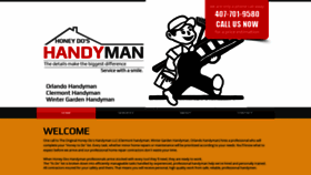 What Honey-doshandyman.com website looked like in 2021 (3 years ago)