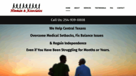 What Hinmantherapy.com website looked like in 2021 (3 years ago)