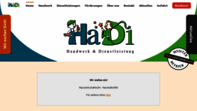 What Hadi-foppe.de website looked like in 2021 (3 years ago)
