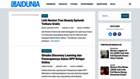 What Haidunia.com website looked like in 2021 (5 years ago)