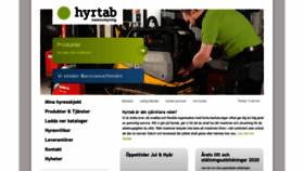 What Hyrtab.se website looked like in 2021 (3 years ago)