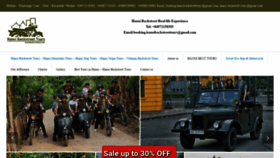 What Hanoibackstreettours.com website looked like in 2021 (3 years ago)