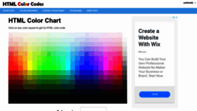 What Html-color-codes.info website looked like in 2021 (3 years ago)