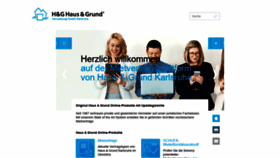 What Haus-und-grund-vertrag.de website looked like in 2021 (3 years ago)