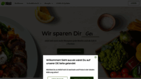 What Hellofresh.de website looked like in 2021 (3 years ago)