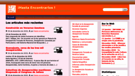 What Hastaencontrarlos.org website looked like in 2021 (3 years ago)