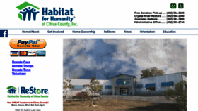 What Habitatcc.org website looked like in 2021 (3 years ago)