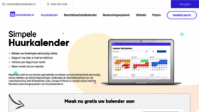 What Huurkalender.nl website looked like in 2021 (3 years ago)