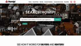 What Homipi.co.uk website looked like in 2021 (3 years ago)