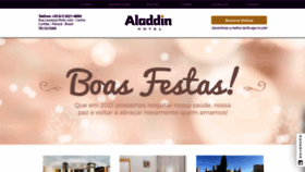 What Hotelaladdin.com.br website looked like in 2021 (3 years ago)