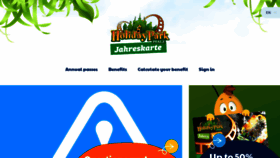 What Holidayparkjahreskarte.de website looked like in 2021 (3 years ago)