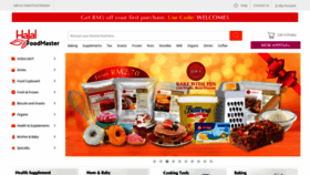 What Halalfoodmaster.com website looked like in 2021 (3 years ago)