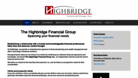 What Highbridgegroup.net website looked like in 2021 (3 years ago)