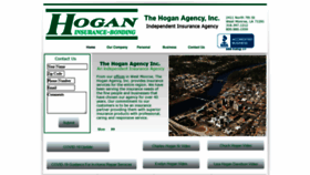 What Hoganagencyinc.com website looked like in 2021 (3 years ago)