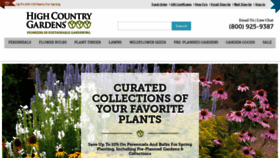 What Highcountrygardens.com website looked like in 2021 (3 years ago)