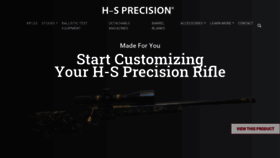 What Hsprecision.com website looked like in 2021 (3 years ago)