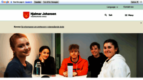 What Hjalmarjohansen.vgs.no website looked like in 2021 (3 years ago)