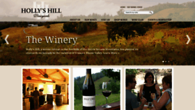 What Hollyshill.com website looked like in 2021 (3 years ago)
