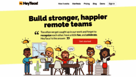 What Heytaco.chat website looked like in 2021 (4 years ago)