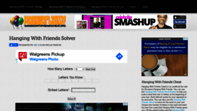 What Hangingwithfriendscheat.org website looked like in 2021 (3 years ago)