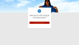 What Hp.benevity.org website looked like in 2021 (3 years ago)