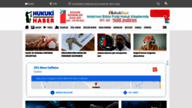 What Hukukihaber.net website looked like in 2021 (3 years ago)