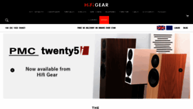 What Hifigear.co.uk website looked like in 2021 (3 years ago)