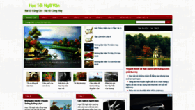 What Hoctotnguvan.net website looked like in 2021 (4 years ago)