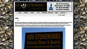 What Hdsstoneworks.com website looked like in 2021 (3 years ago)