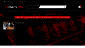 What Helmetsnepal.com website looked like in 2021 (3 years ago)