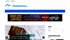 What Hausbautrend.de website looked like in 2021 (3 years ago)