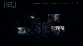 What Humanetech.com website looked like in 2021 (4 years ago)