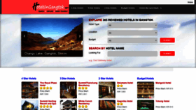What Hotelsingangtok.net website looked like in 2021 (3 years ago)