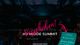 What Hrsummit.at website looked like in 2021 (3 years ago)