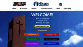 What Hixsonfirstbaptist.org website looked like in 2021 (3 years ago)
