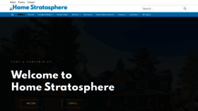 What Homestratosphere.com website looked like in 2021 (3 years ago)