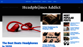 What Headphonesaddict.com website looked like in 2021 (3 years ago)
