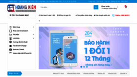 What Hoangkien.com website looked like in 2021 (3 years ago)