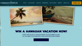 What Hawaiianbros.com website looked like in 2021 (3 years ago)
