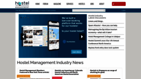 What Hostelmanagement.com website looked like in 2021 (5 years ago)
