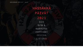 What Hassakkapaivat.com website looked like in 2021 (3 years ago)