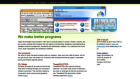What Hageltech.com website looked like in 2021 (3 years ago)