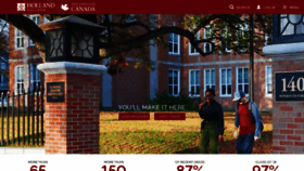 What Hollandcollege.com website looked like in 2021 (3 years ago)